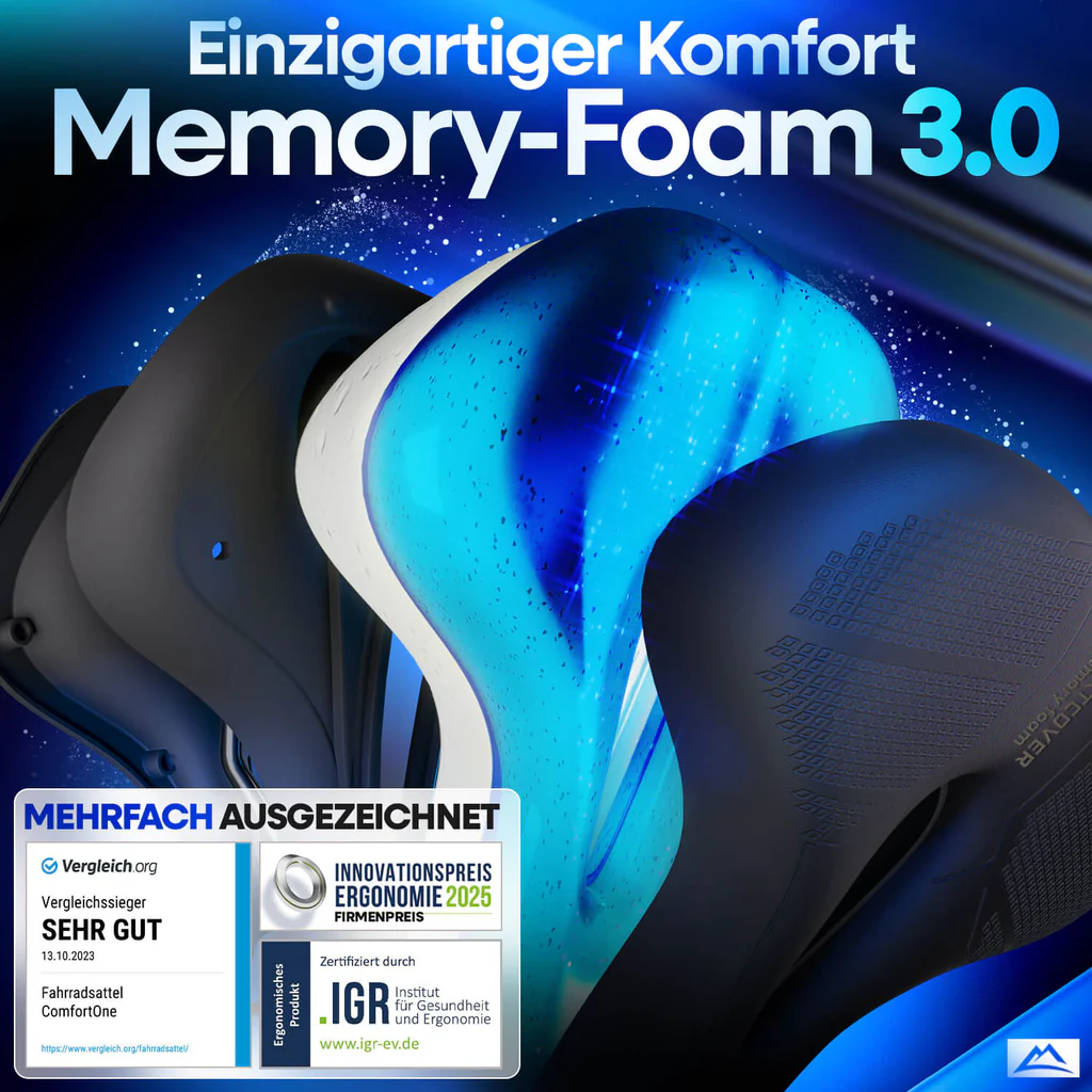 FahrradSitz24 Comfort One — Memory-Foam 3.0